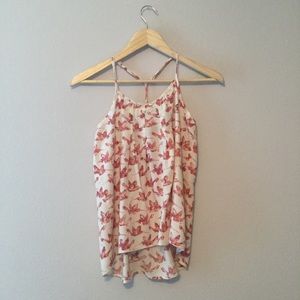 T-strap Mudd patterned tank